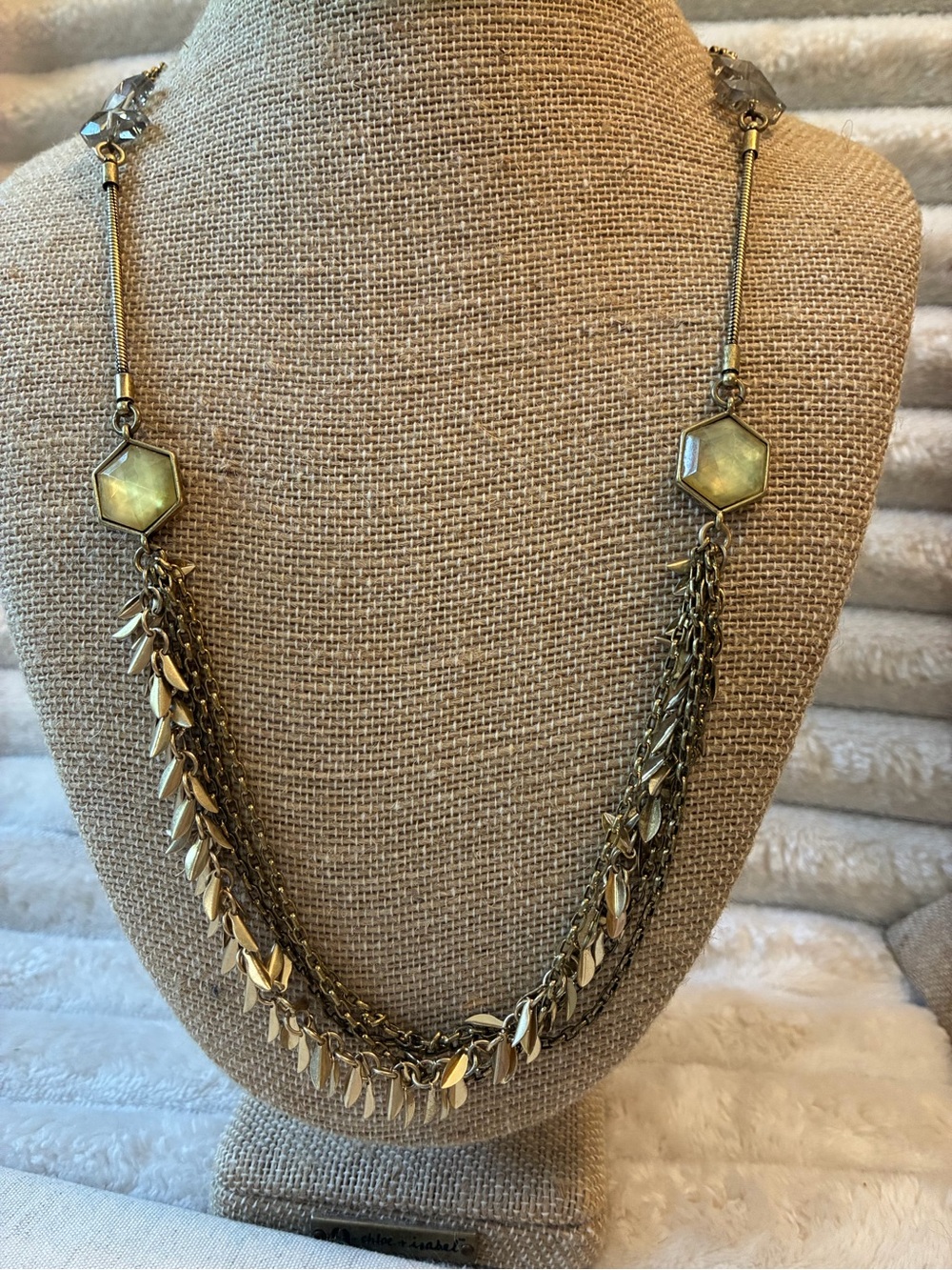 Chloe + Isabel Casablanca Mother of Pearl Long Necklace (original retail $68)